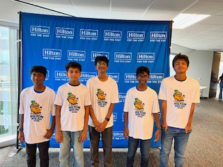 Techs Mechs team at Hilton Kids Day during the 2026–27 summer season