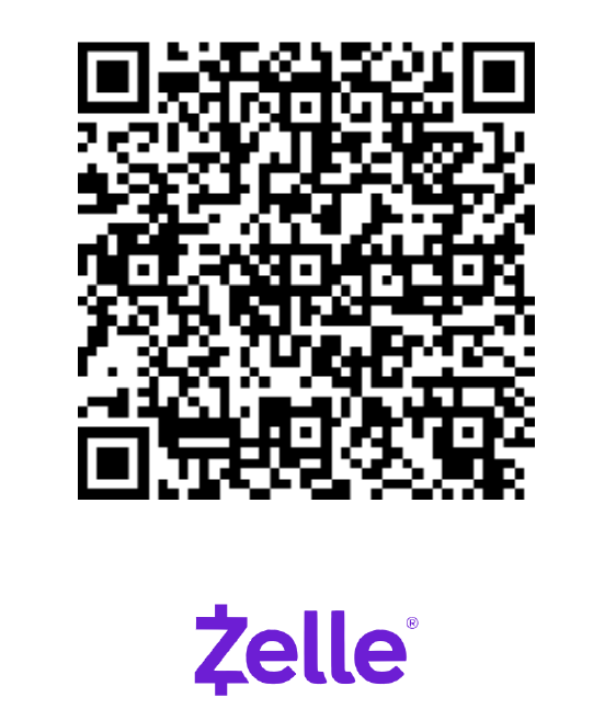 Zelle donation QR code